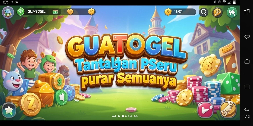 Screenshot GUATOGEL menunjukkan gameplay puzzle yang menarik dan beragam.