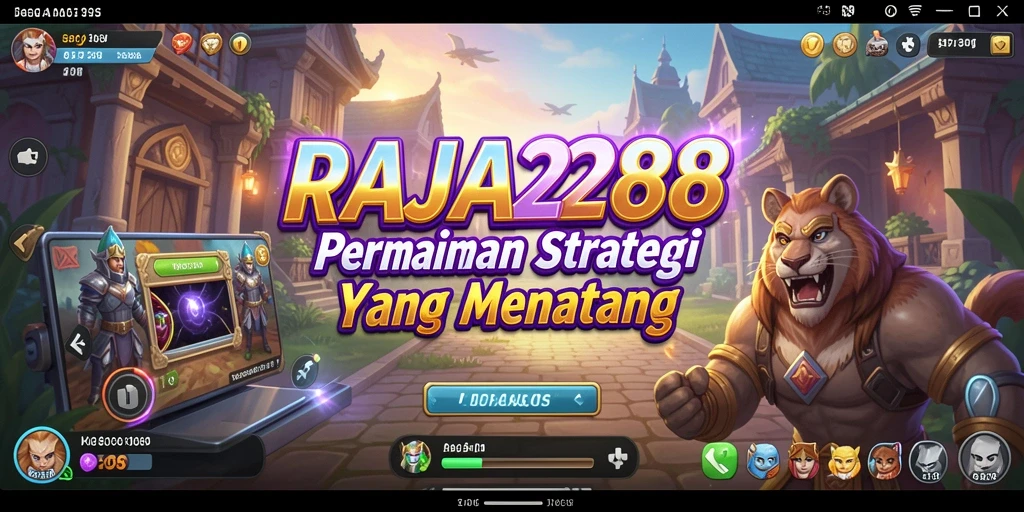 Tampilan gameplay mendebarkan RAJA288 saat strategimu bertempur.