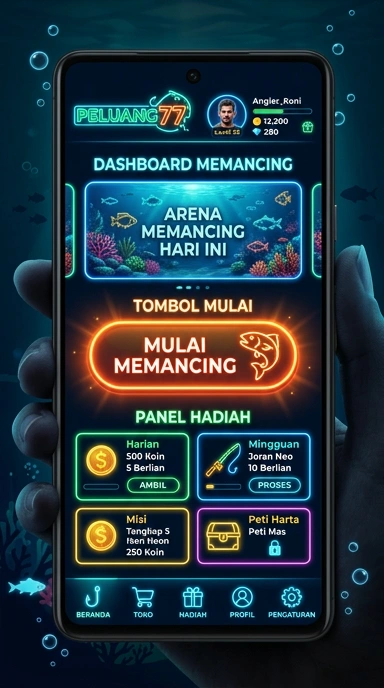 Pengguna dapat menjelajahi katalog aplikasi peluang77 dengan mudah.